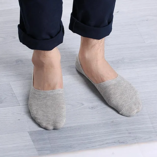 1 Pairs Women Men Soft invisible socks Low Cut Casual Cotton Loafer Boat Non-Slip Invisible No Show Socks Spring Summer Styles