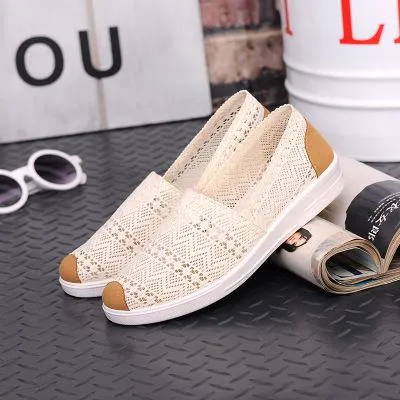 2017 Summer Flat Shoes Woman Comortable Casual Flats Outdoor Women's Shoes Leisure Hollow Breathable Women Shoes Size 35-41