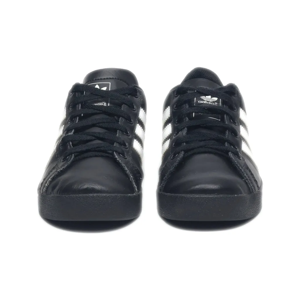 Adidas Coast Star Low-Top Sneakers Leather Black Colour For Women