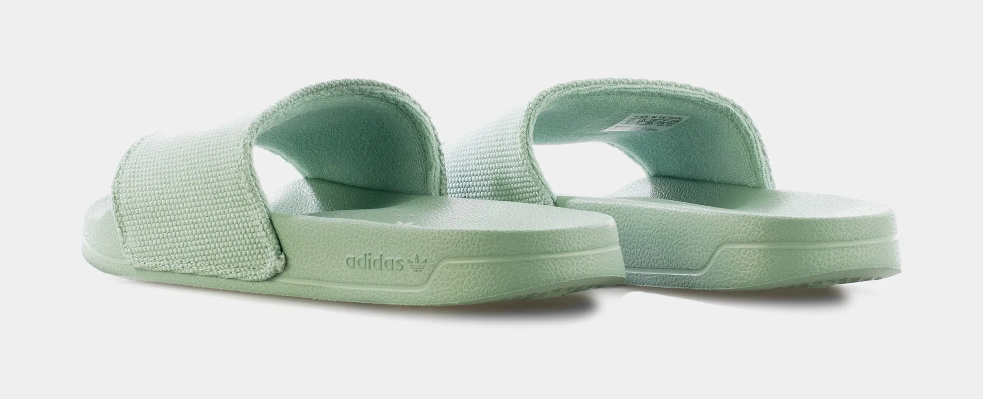 Adilette Lite Slides Womens Sandal (Green/White)