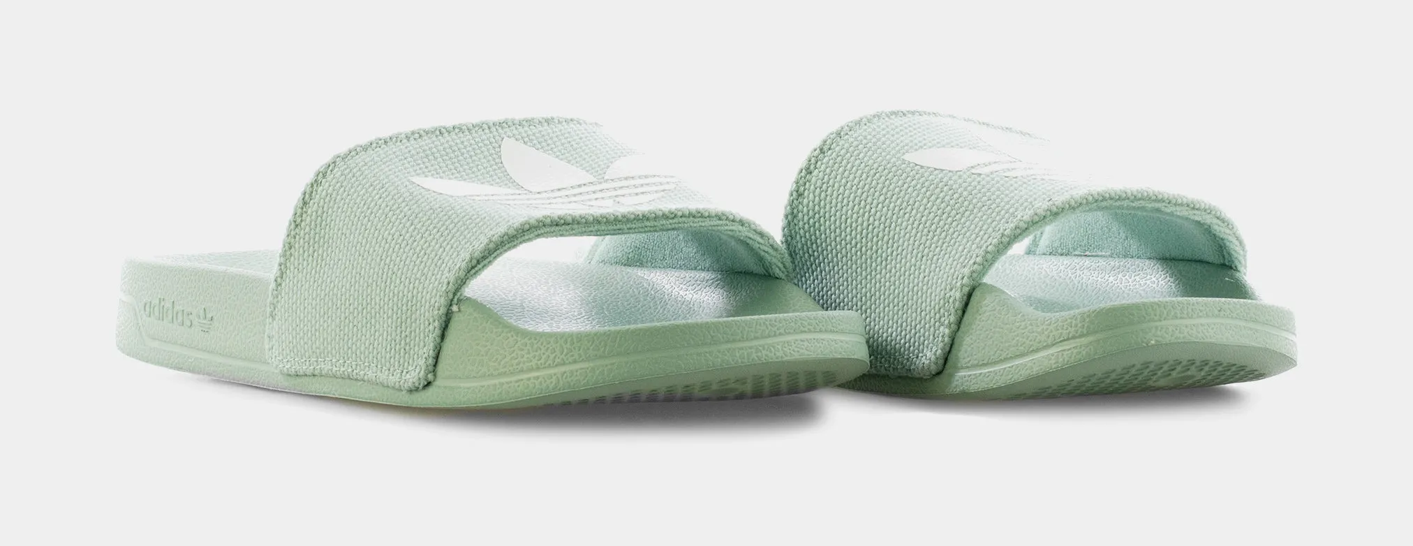 Adilette Lite Slides Womens Sandal (Green/White)