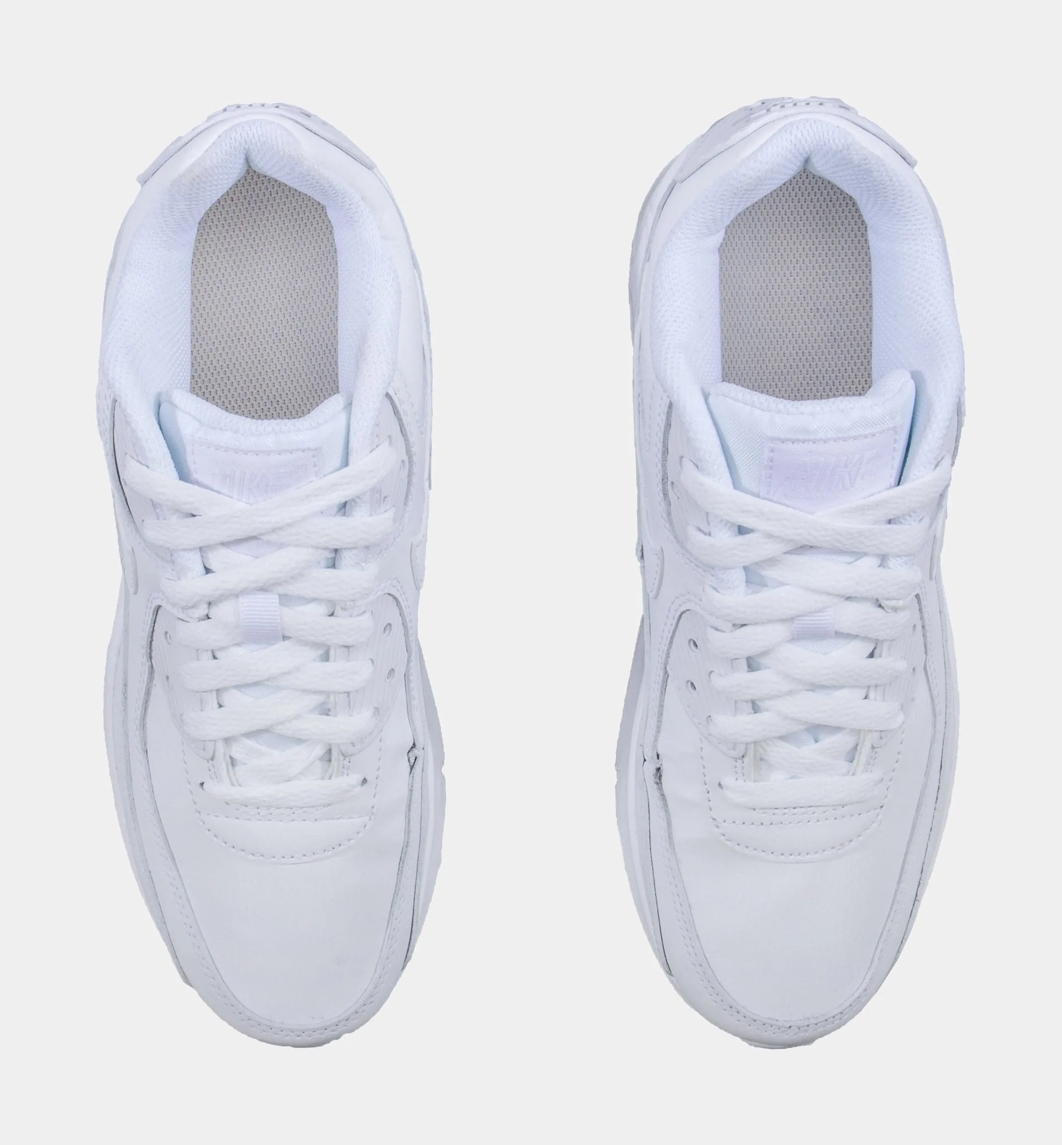 Air Max 90 LTR Grade School Lifestyle Shoes (White)