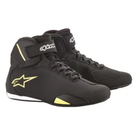 Alpinestars Sektor Lightweight Motorcycle Shoes Black Fluo