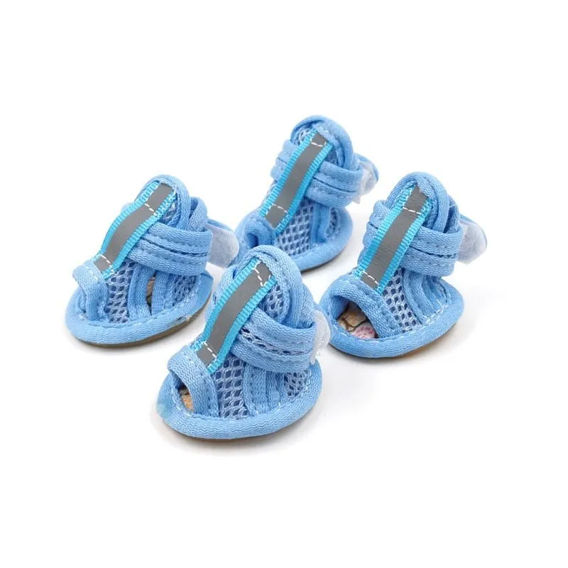 AnniePaw Summer Dog Shoes - Breathable Anti-Slip Sandals