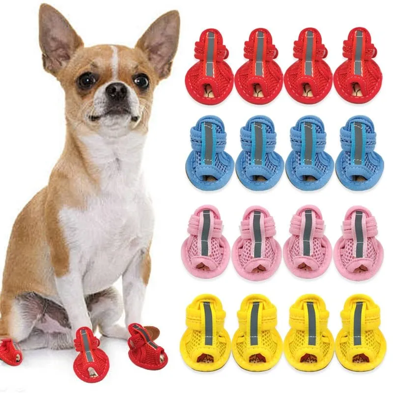 AnniePaw Summer Dog Shoes - Breathable Anti-Slip Sandals