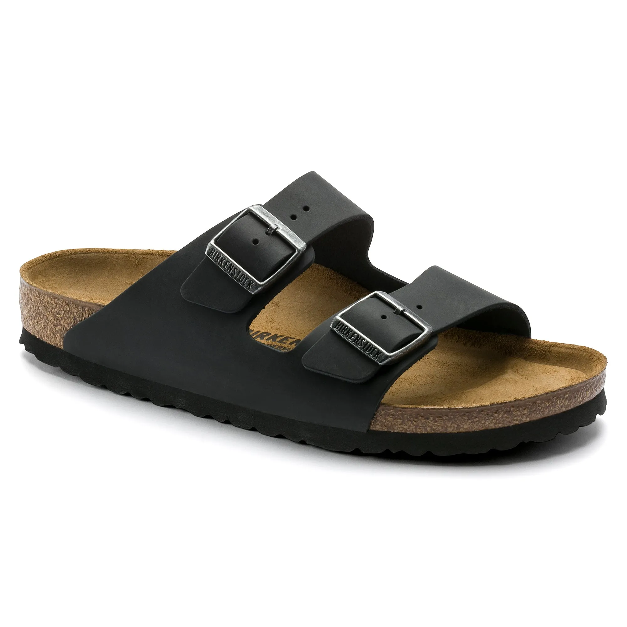 Birkenstock Arizona Oliled Leather Color: Black