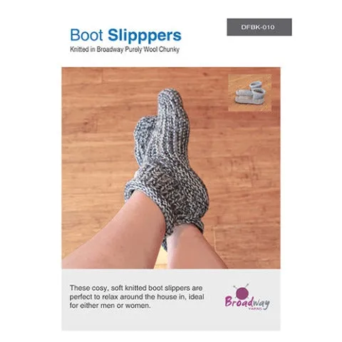 Broadway -Boot Slippers -DFBK-010