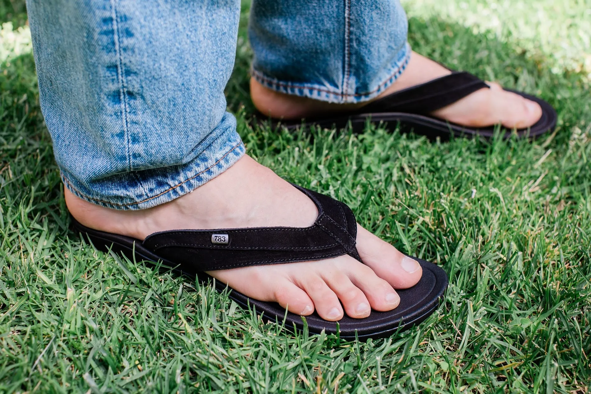 Cameron Sandal • Black Nubuck