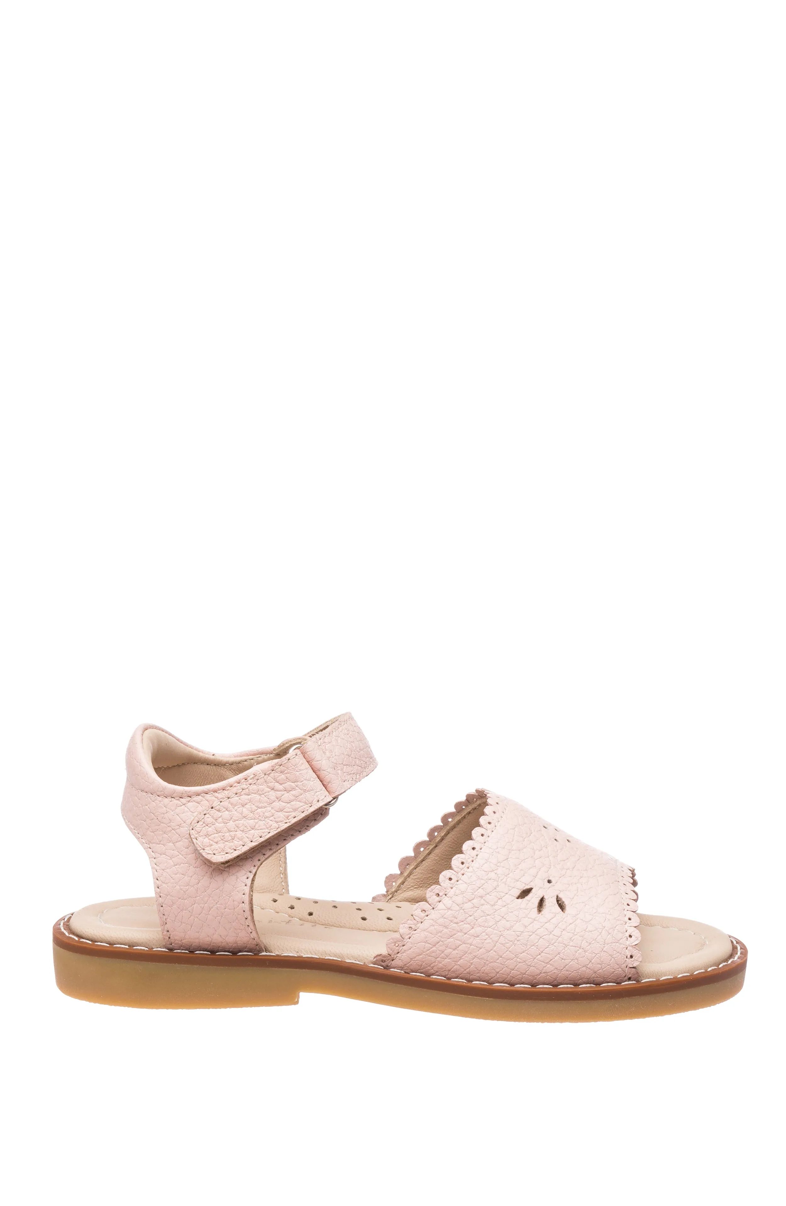 Classic Sandal with Scallop Pink