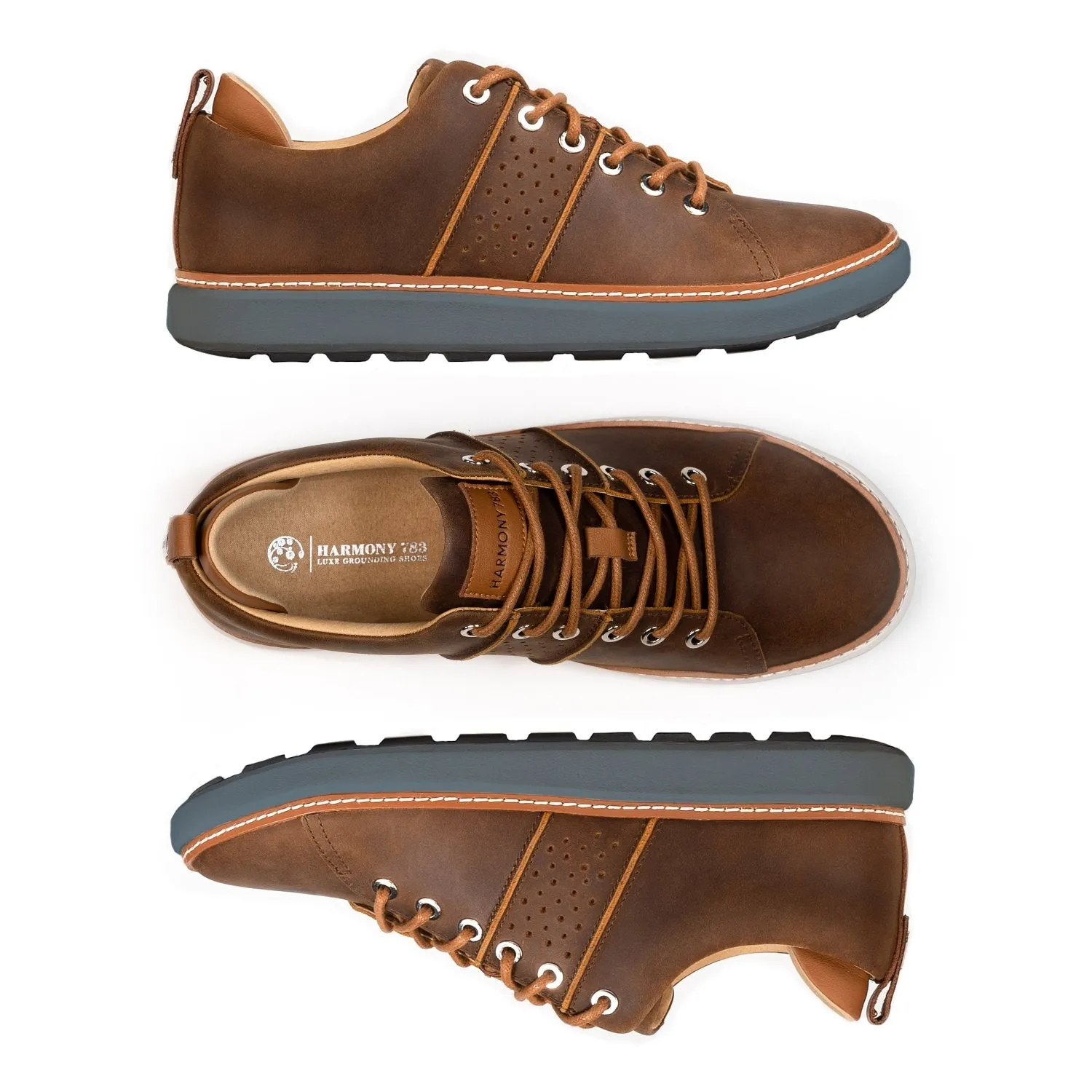 Classic Walker • Brown and Grey Leather