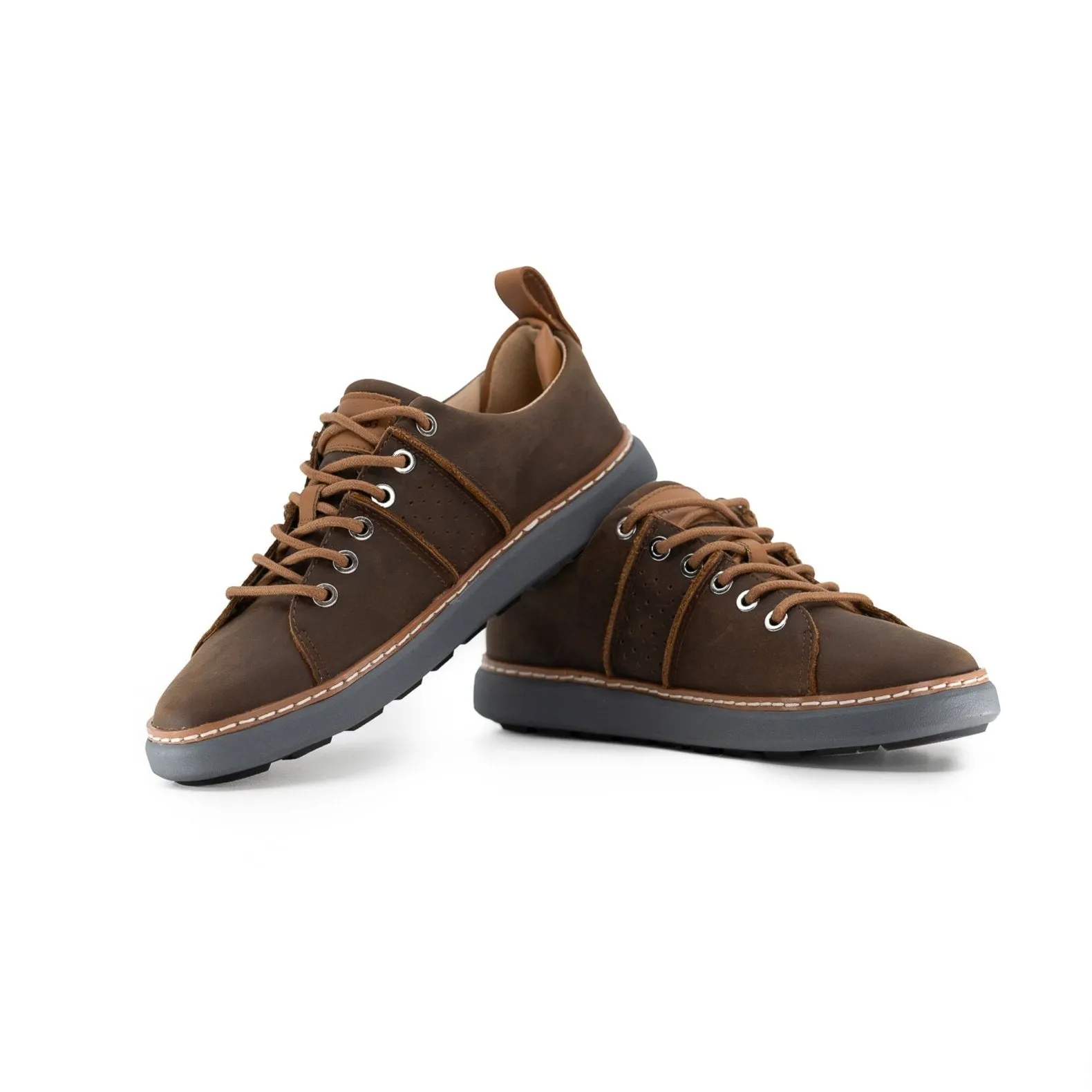 Classic Walker • Brown and Grey Leather