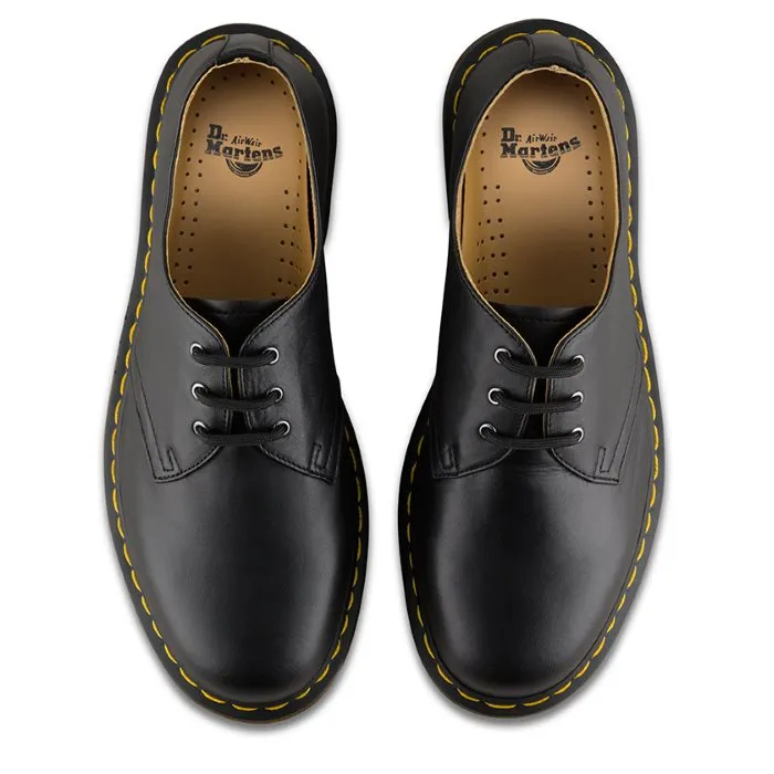 Dr Martens - 1461 Shoes Nappa  Leather Black 3 Eye Lace Up Oxford