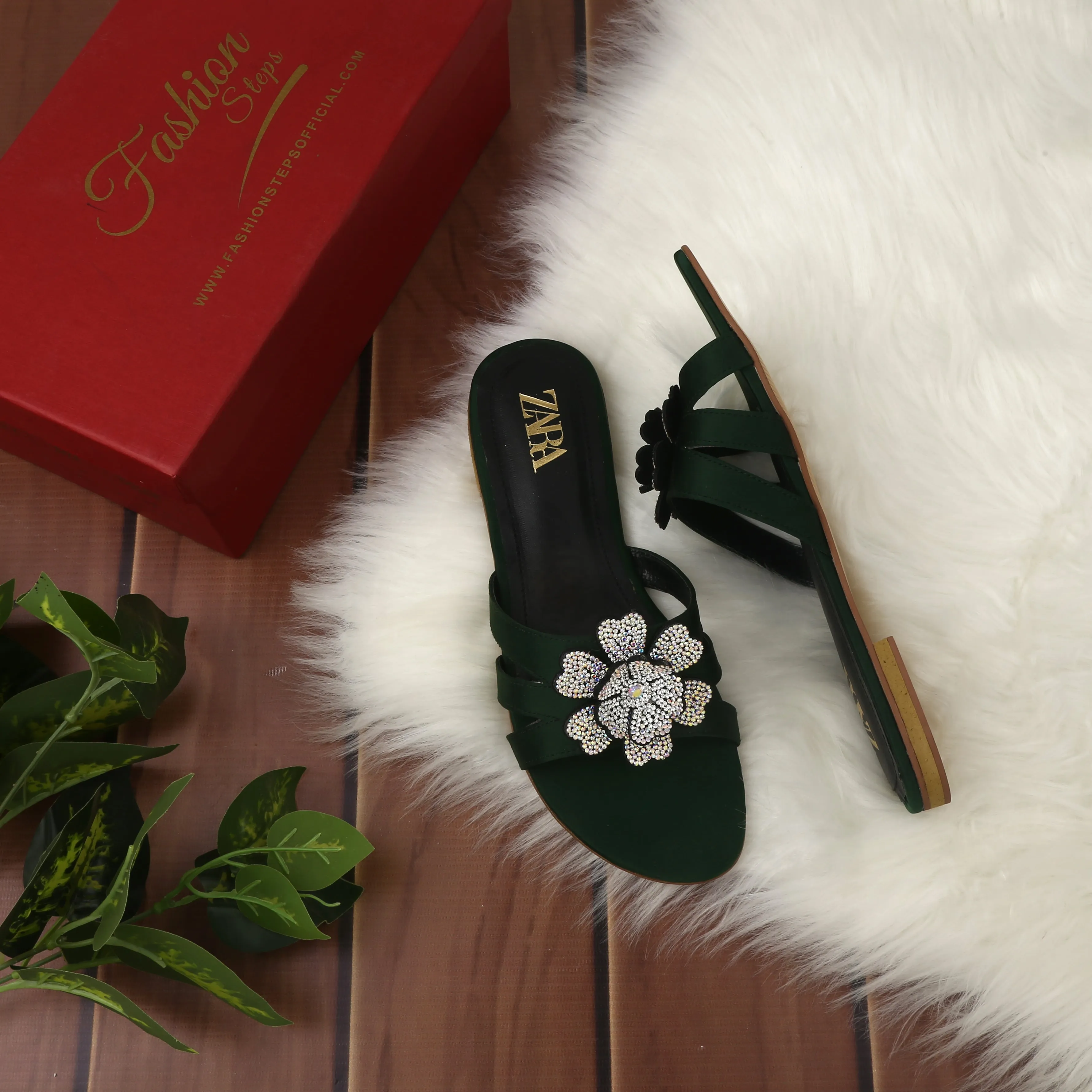 Flower Flats (Black)