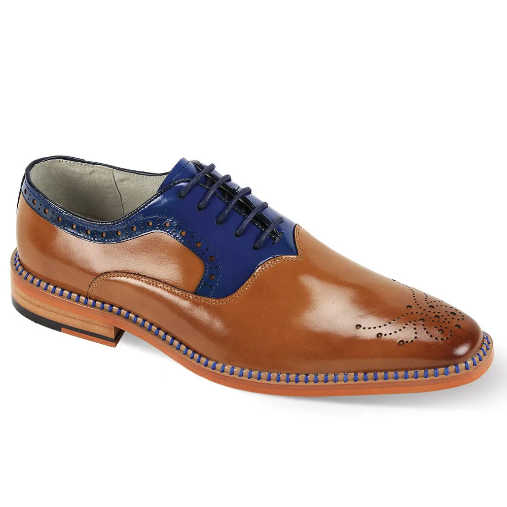 Giovani Lace up two-tone shoes