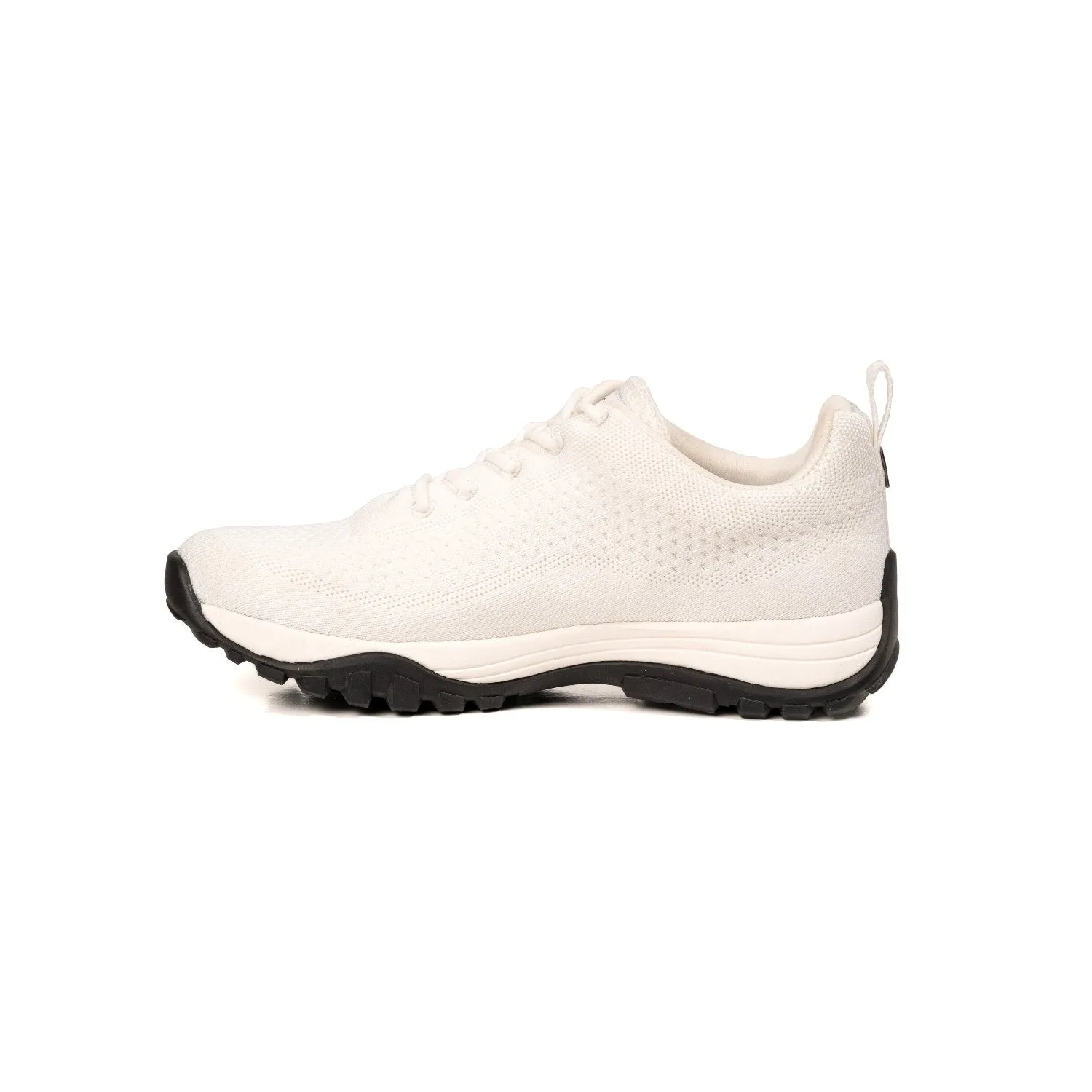 Grounding Sneaker • White Bamboo Knit