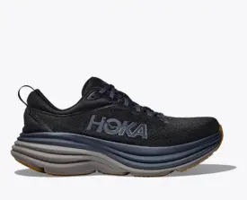 Hoka Men's BONDI 8 - Black / Iron Ore