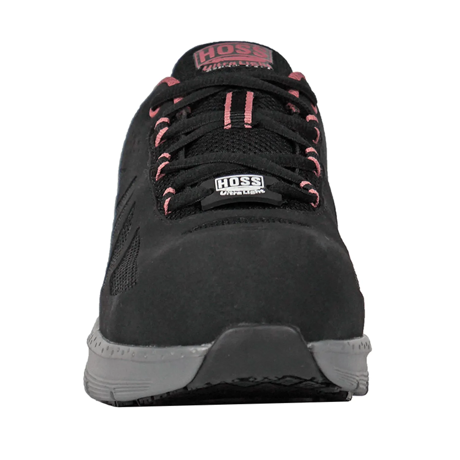 Hoss Boots Womens Black/Coral Mesh Skyline UL CT EH Work Shoes