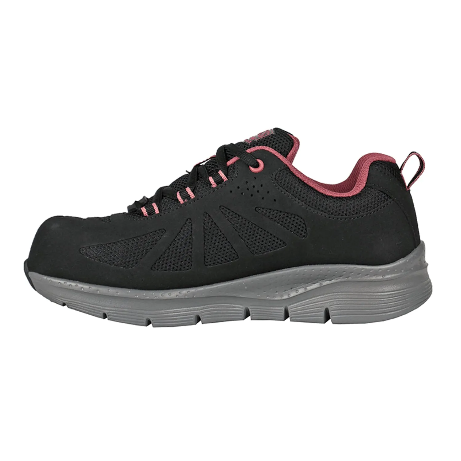 Hoss Boots Womens Black/Coral Mesh Skyline UL CT EH Work Shoes