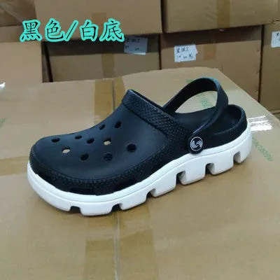 Hot Summer Mens Mules Clogs Eva Material Lightly Beach Garden Shoes Man Slippers Clog Shoe Slipper Men Fashion Color 18 Colors