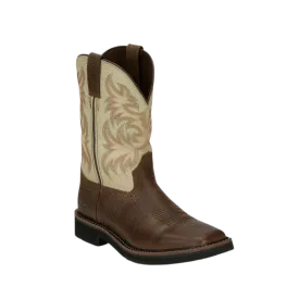 Justin Boot Men´s Driller Cowhide Square Toe Work Boots