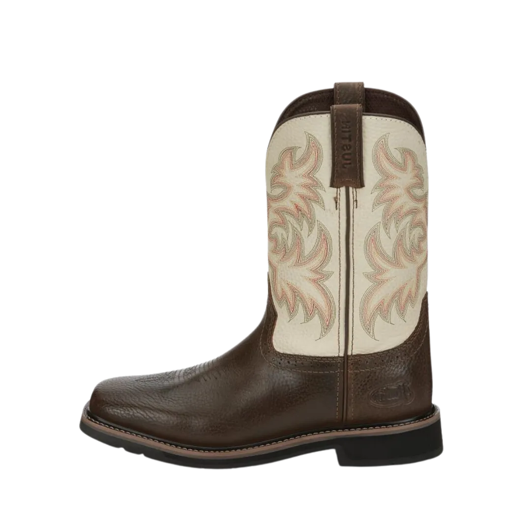 Justin Boot Men´s Driller Cowhide Square Toe Work Boots