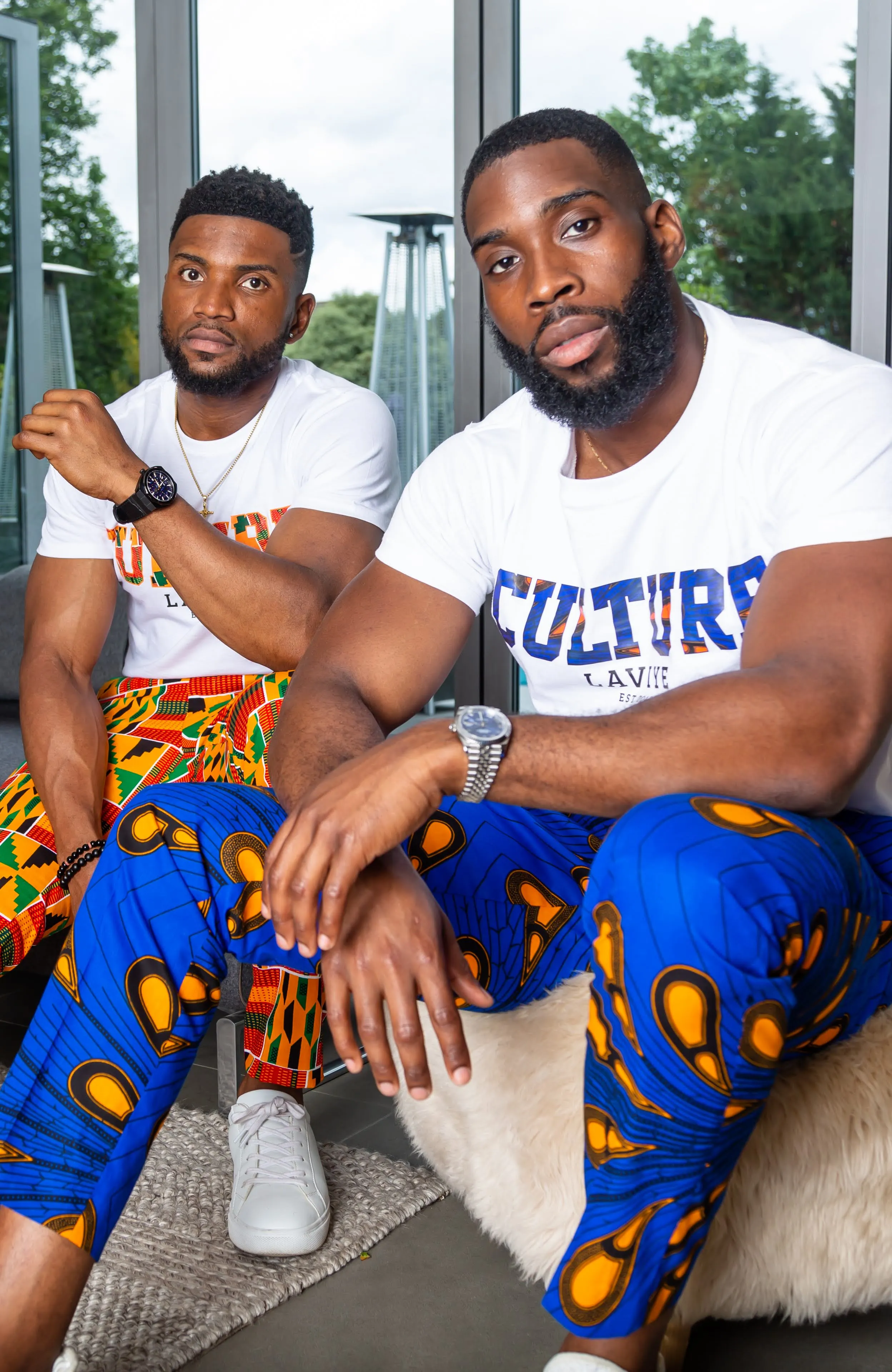 Men's African Print Culture Slogan T-shirt Unisex | ENUGU