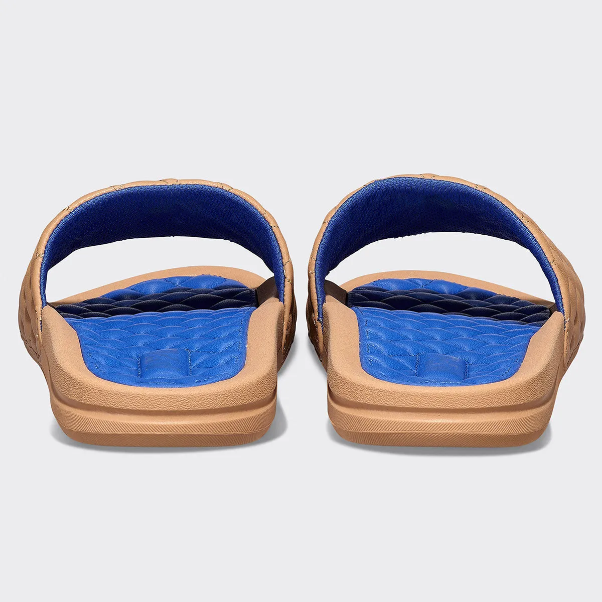 Men's Lusso Slide Tan / Cobalt