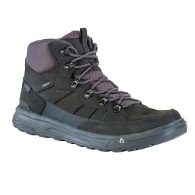 Men's Oboz Burke Mid Leather Waterproof Color: Black Sea