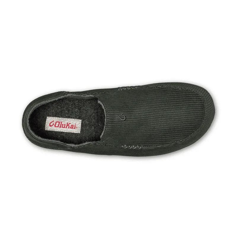 Men's Olukai Moloa Ie Slipper Color: Nori