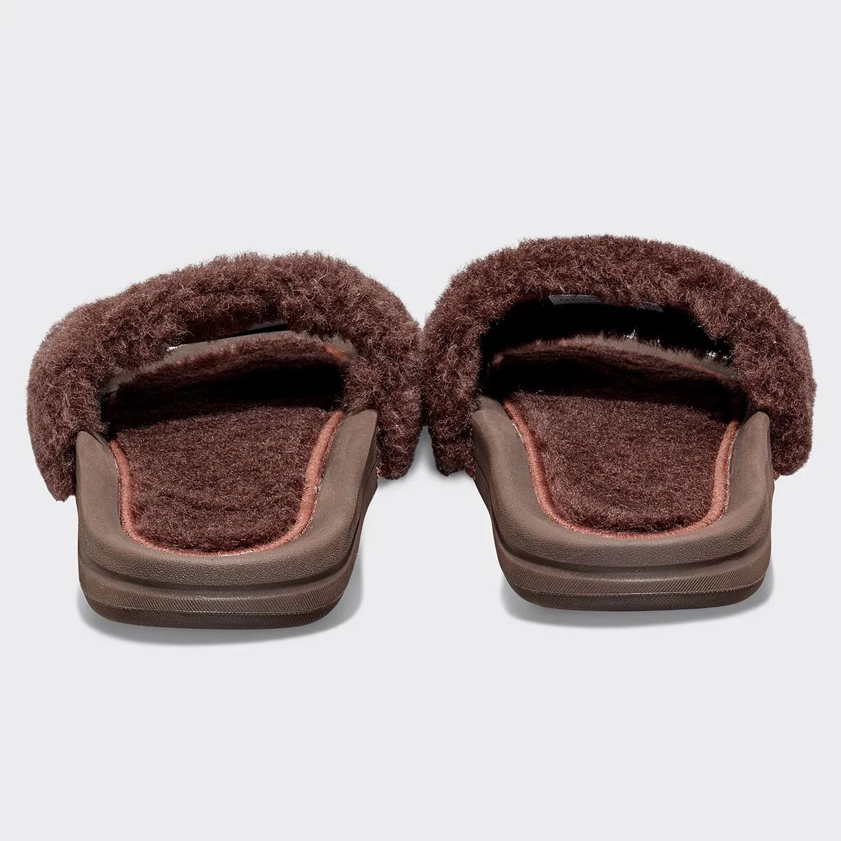 Men's Shearling Slide Chocolate