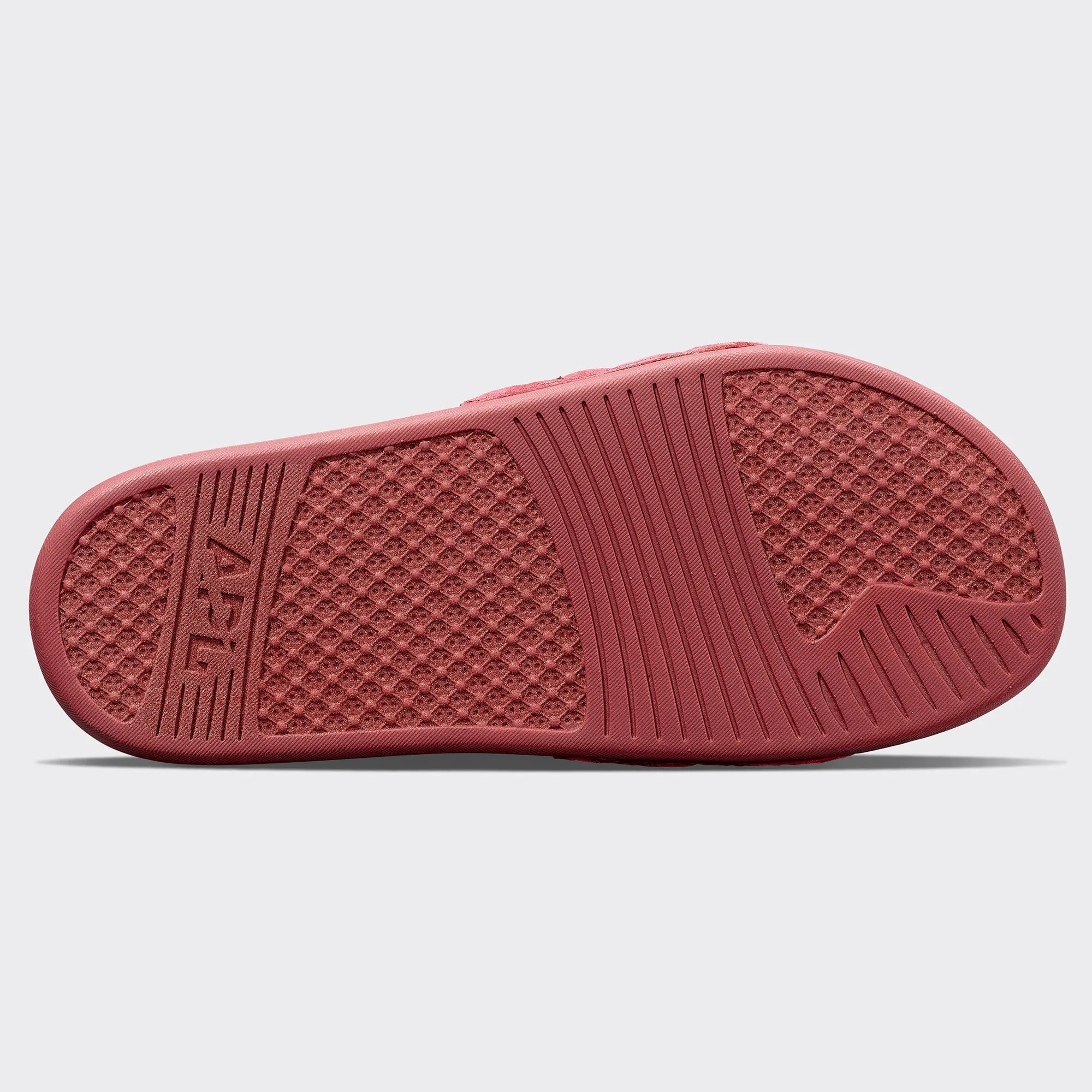 Men's Suede Lusso Slide Crimson