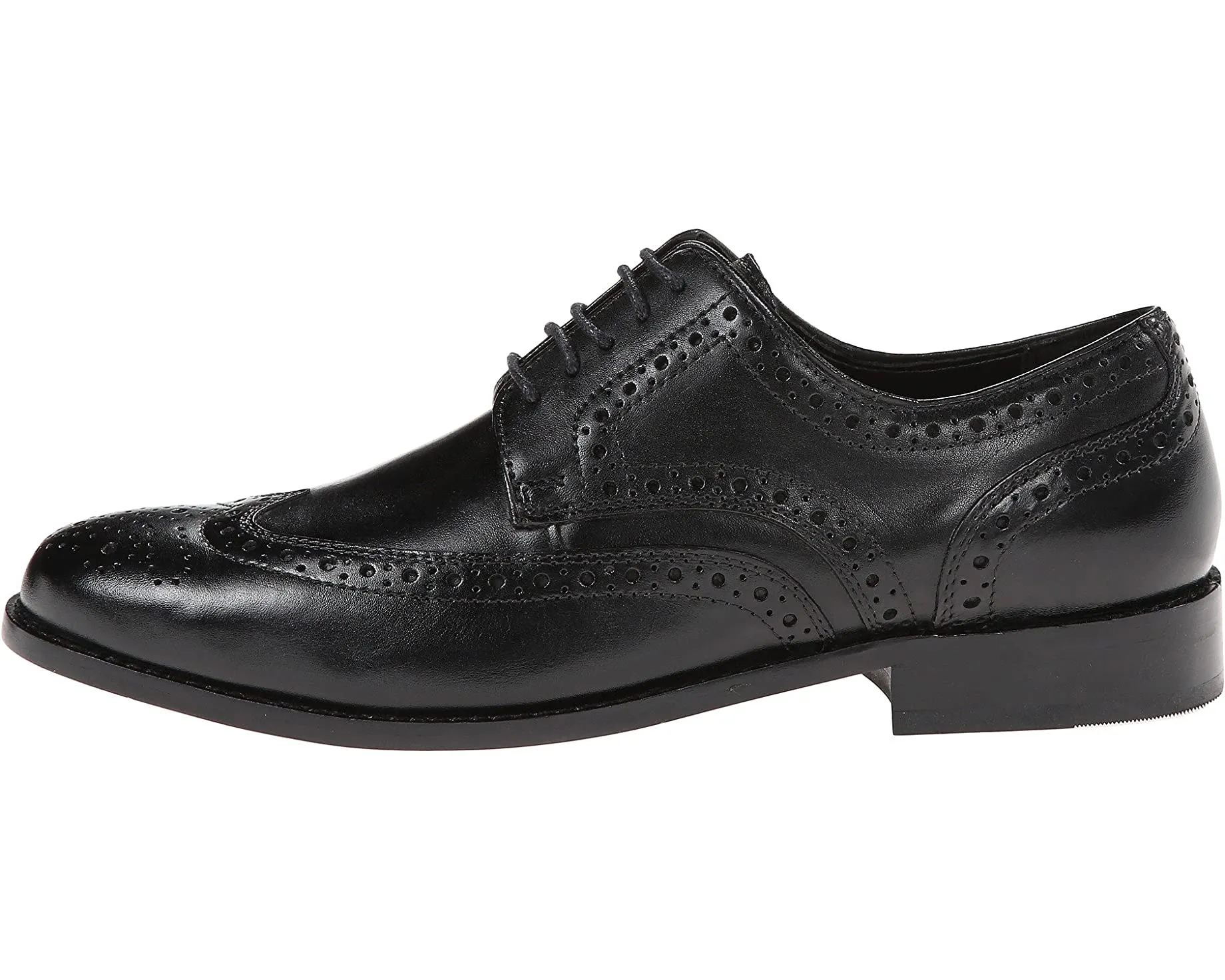 Nelson Wing Tip Dress Casual Oxford Nunn Bush, black