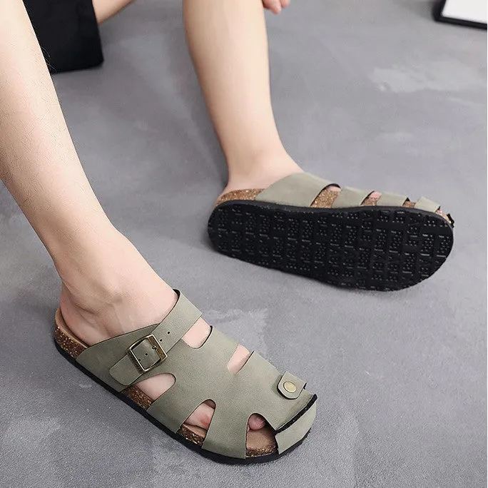 OCW Retro Orthopedic Sandals For Men Hollow-out Nonslip Summer