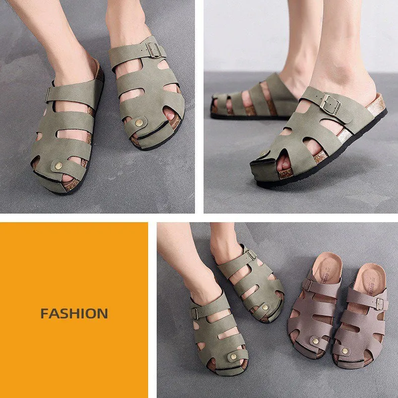 OCW Retro Orthopedic Sandals For Men Hollow-out Nonslip Summer