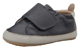 Old Soles Girl's & Boy's Wendle Hook and Loop Closure Sneakers - Navy/Gris