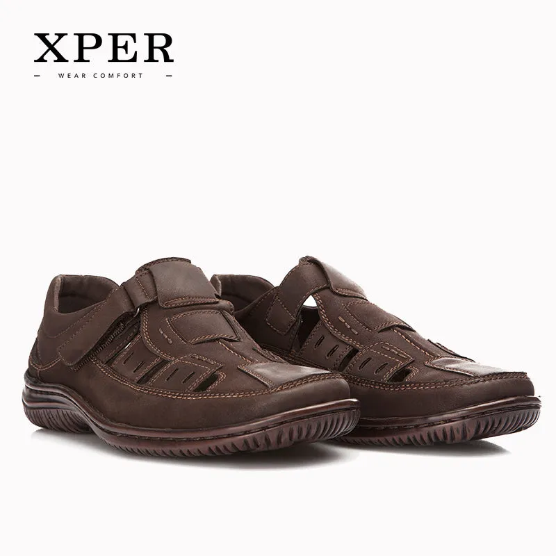 Size 40~45 Brand XPER Men Sandals Shoes Fretwork Breathable Fisherman Shoes Style Retro Gladiator #701/702