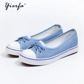 Spring light canvas shoes women shoes slip-on Korean tide students set foot pedal flat shoes