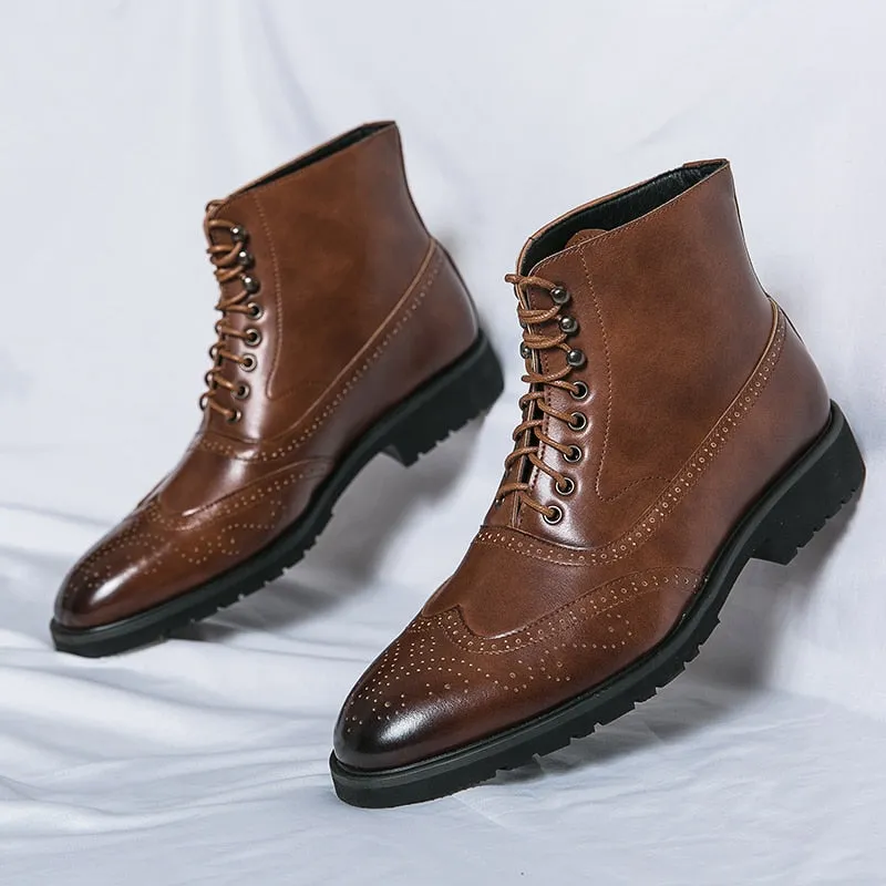 TEEK - Brogue Biz Men Short Boots