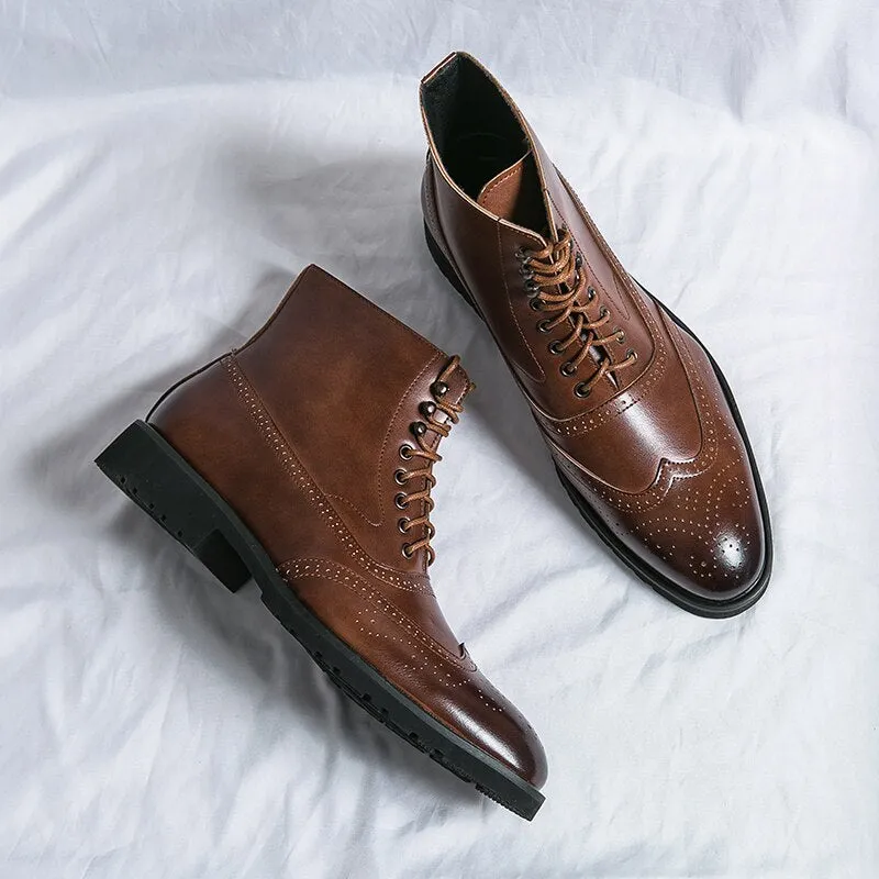 TEEK - Brogue Biz Men Short Boots