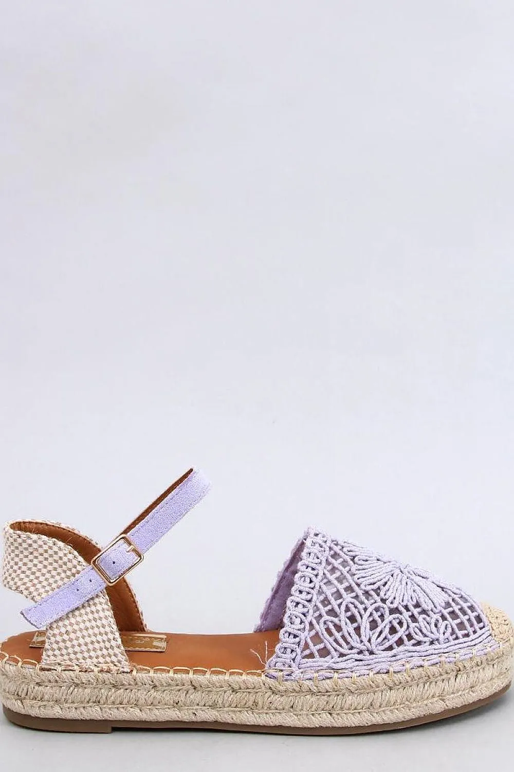 TEEK - Violet Bloom Knit Espadrilles Sandals