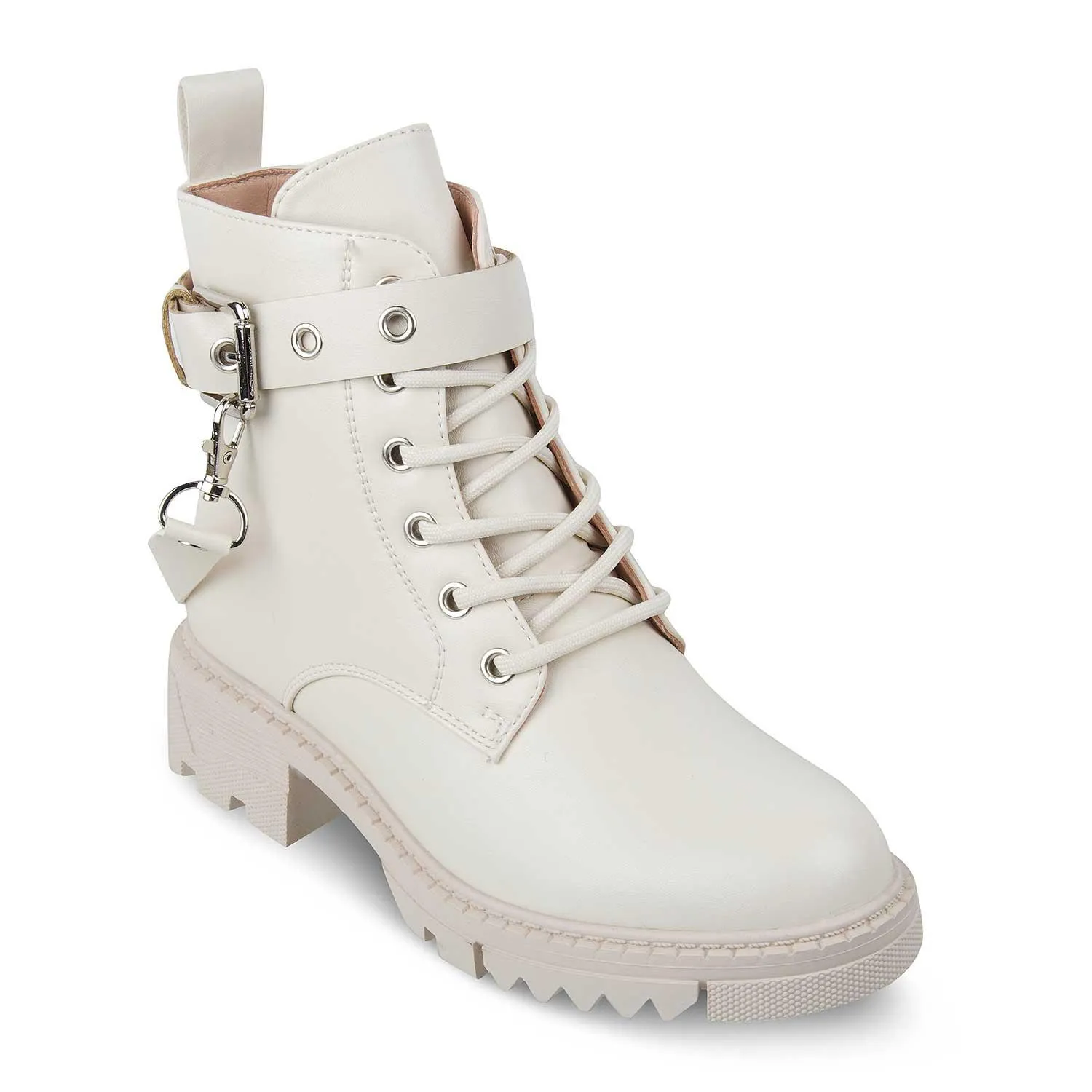 The Brace Beige Women's Boots Tresmode