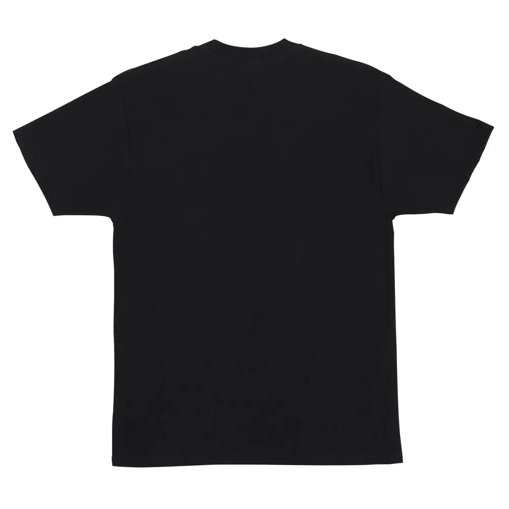 Thrasher Screaming Logo X Santa Cruz T-Shirt | Black