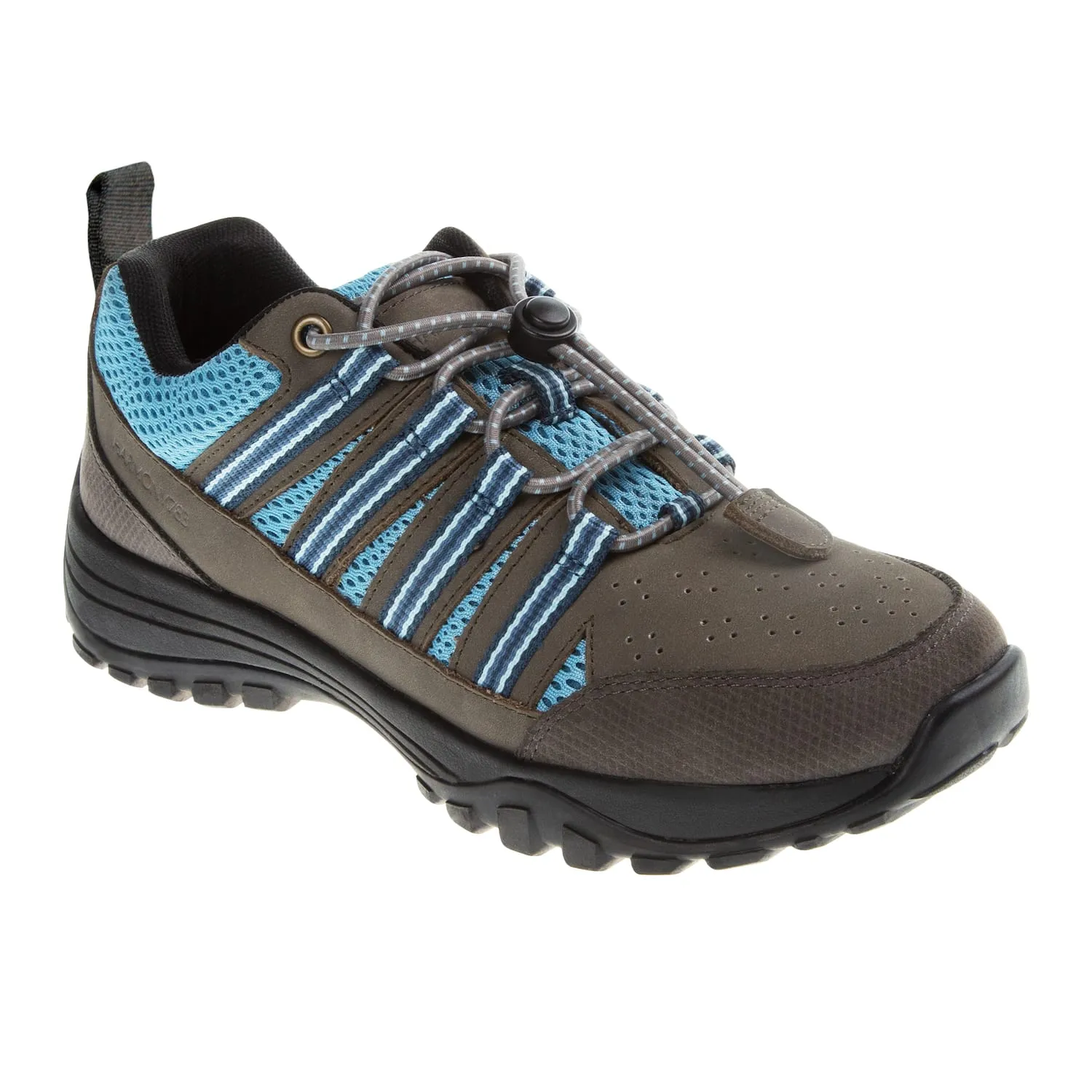 Trail Shoe • Taylor Grey Nubuck & Blue Mesh