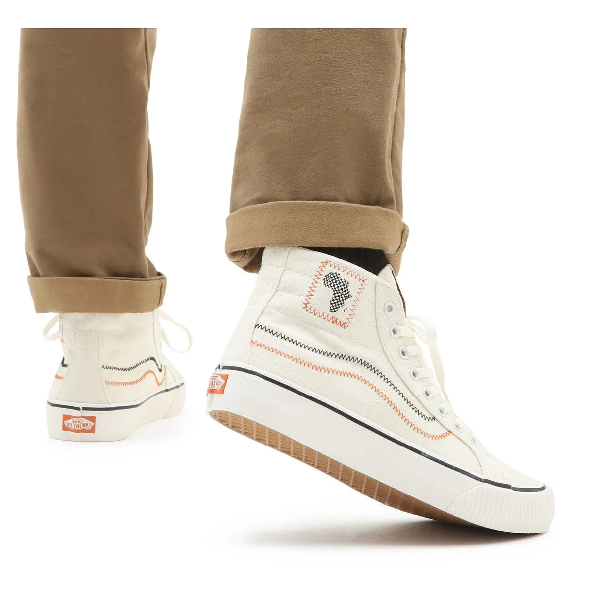 Vans X Juju SC Sk8-Hi 38 Decon Vr3 SF Shoes - Marshmallow