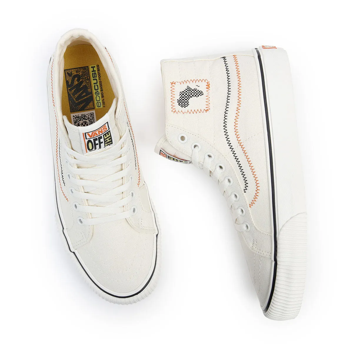 Vans X Juju SC Sk8-Hi 38 Decon Vr3 SF Shoes - Marshmallow