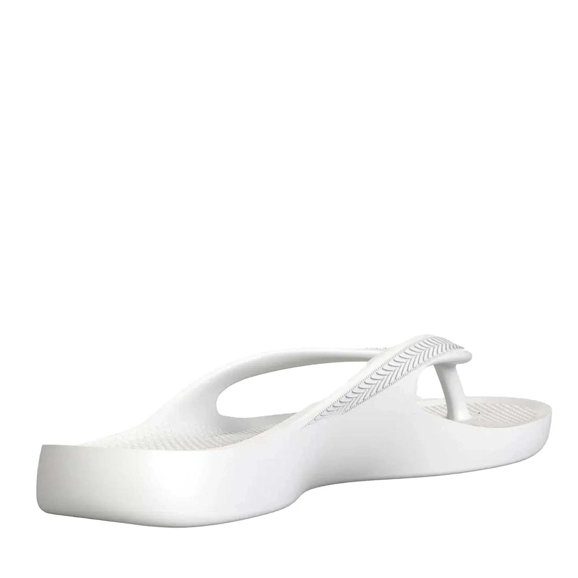 White Arch Support Orthotic Unisex Thongs