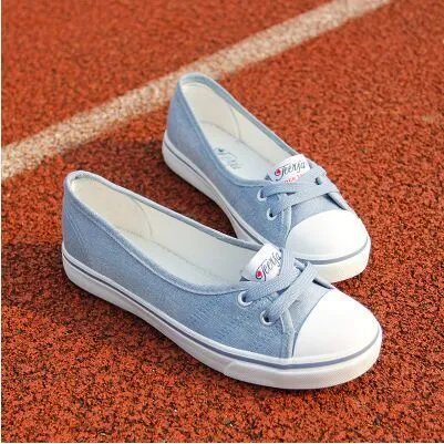 Women Shoes Ballet Flats Loafers Casual Breathable Women Flats Slip On Fashion 2017 Canvas Flats Shoes Women Low Shallow Mouth