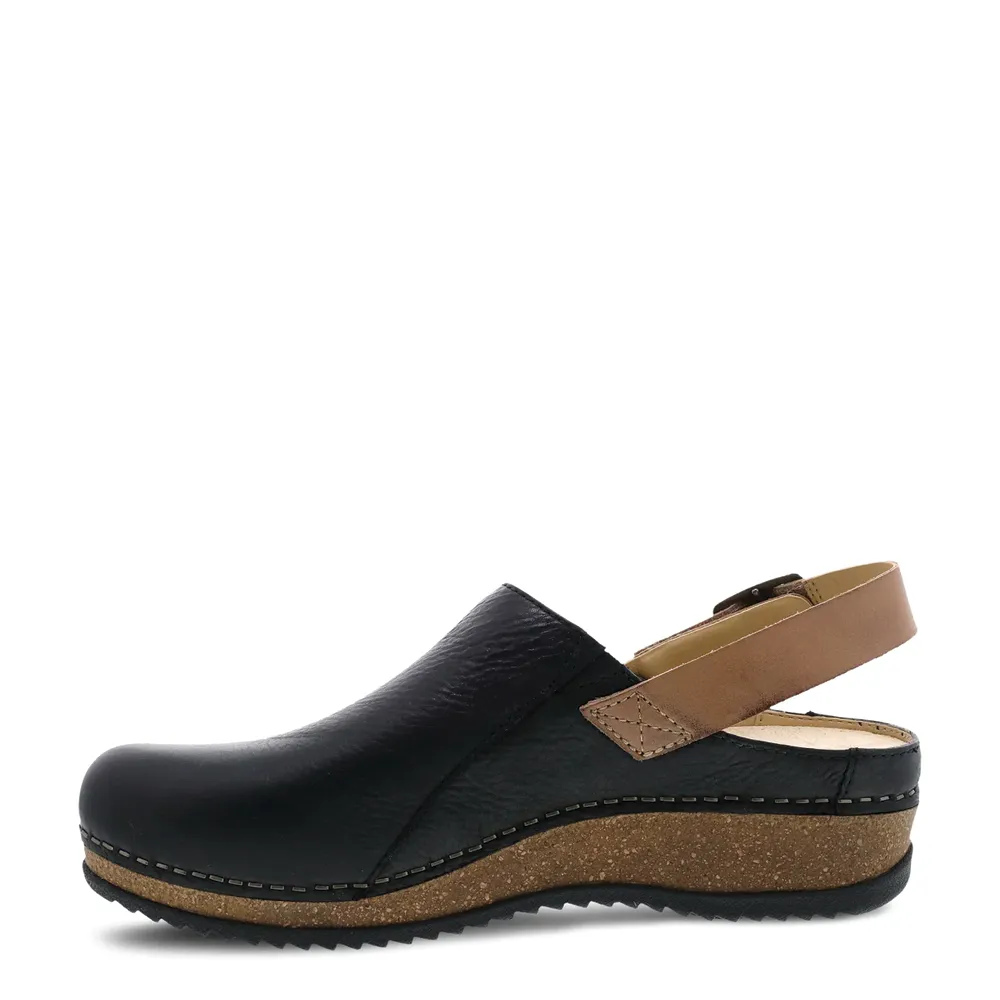 Women's Dansko Merrin Color: Black Waxy Milled