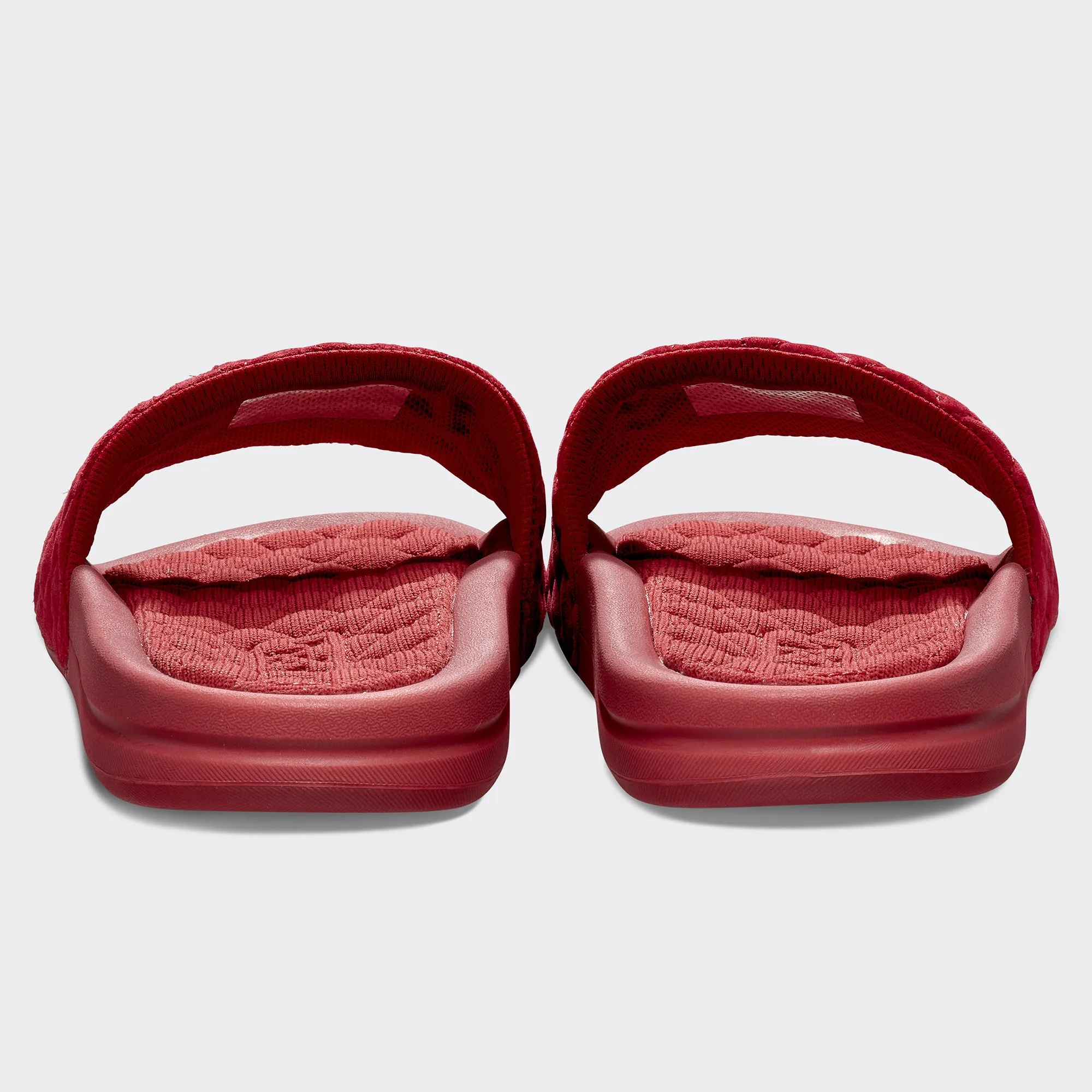 Women's Suede Lusso Slide Crimson